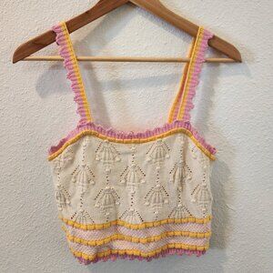 Crochet crop tank (small)